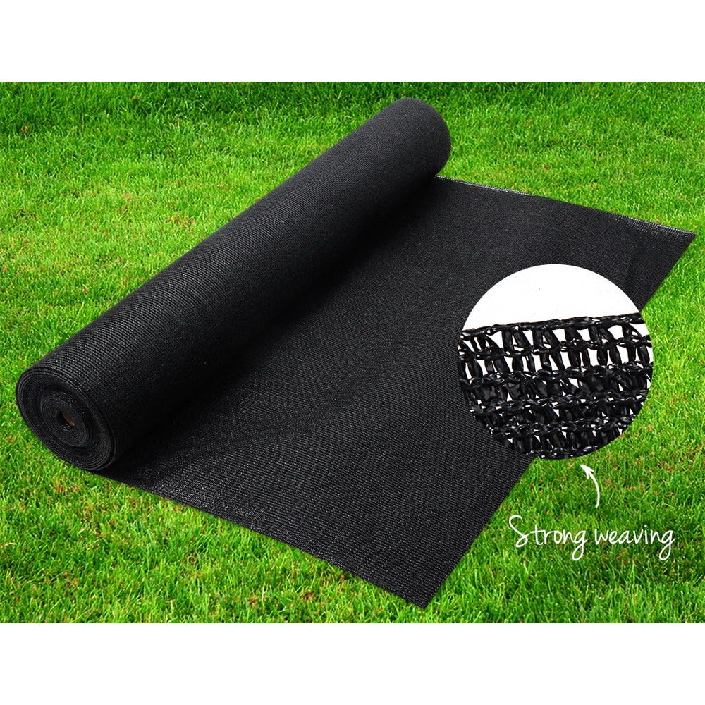 Instahut 70% Shade Cloth 1.83x50m Shade Cloth Sail Heavy Duty Shadecloth Garden Mesh Roll BK 5
