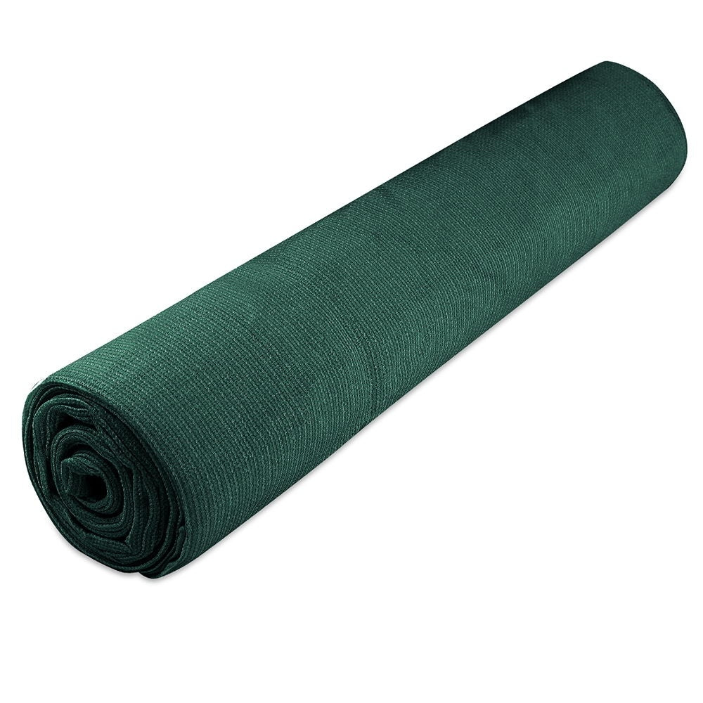 Instahut 90% Shade Cloth 3.66x10m Shadecloth Sail Heavy Duty Green 3