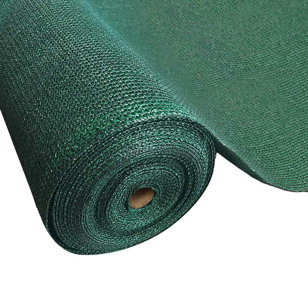 Instahut 70% Shade Cloth 3.66x30m Shadecloth Sail Heavy Duty Green 8
