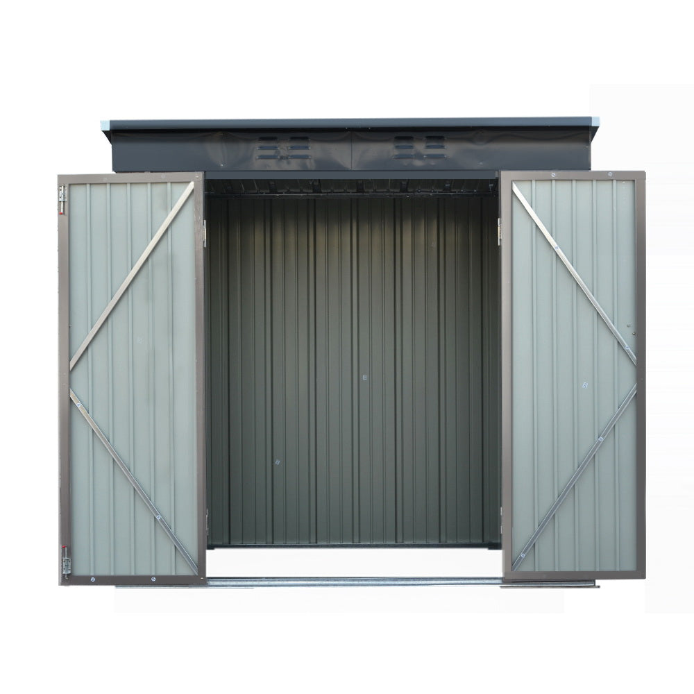 Giantz Garden Shed 1.95x1.31M Sheds Outdoor Storage Steel Workshop House Tool Double Door 3