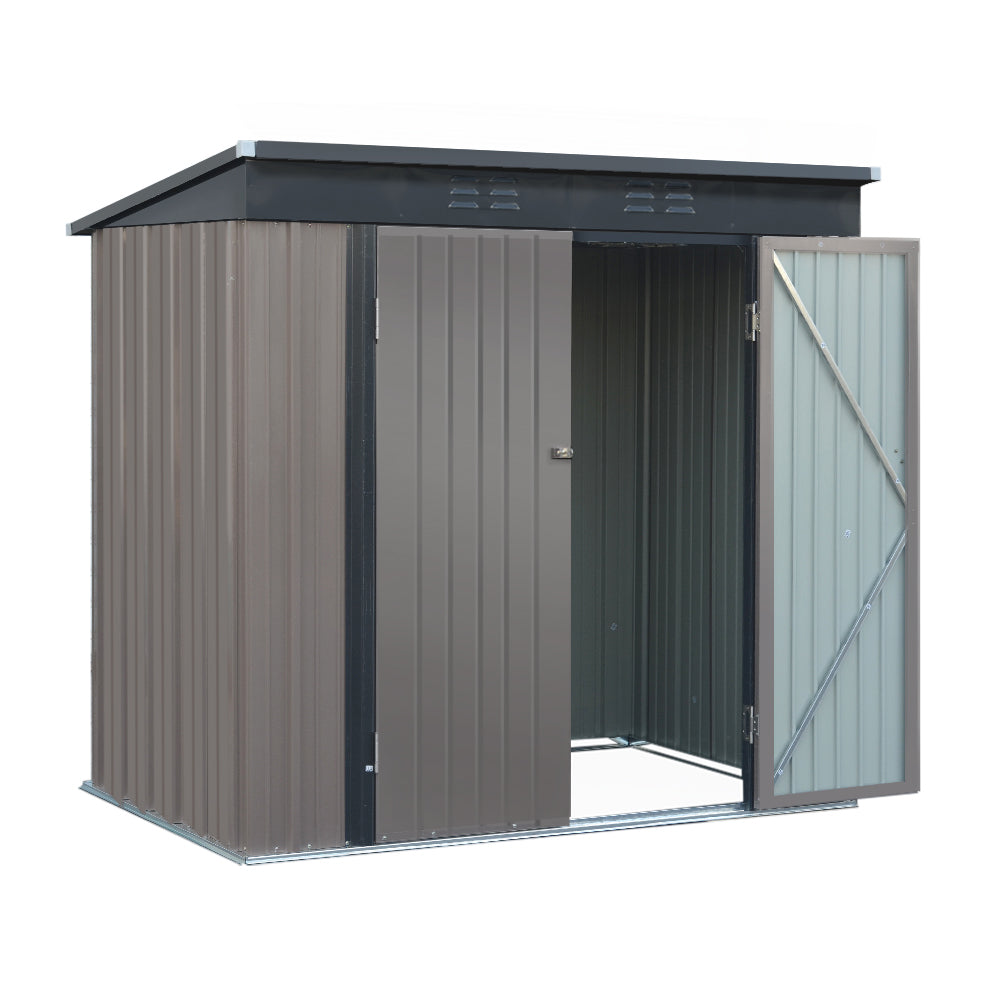 Giantz Garden Shed 1.95x1.31M Sheds Outdoor Storage Steel Workshop House Tool Double Door 7