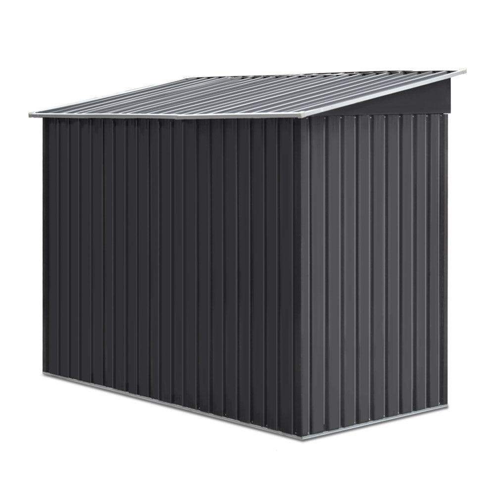 Giantz Garden Shed 2.38x1.31M Sheds Outdoor Storage Tool Metal Workshop Shelter Sliding Door 4