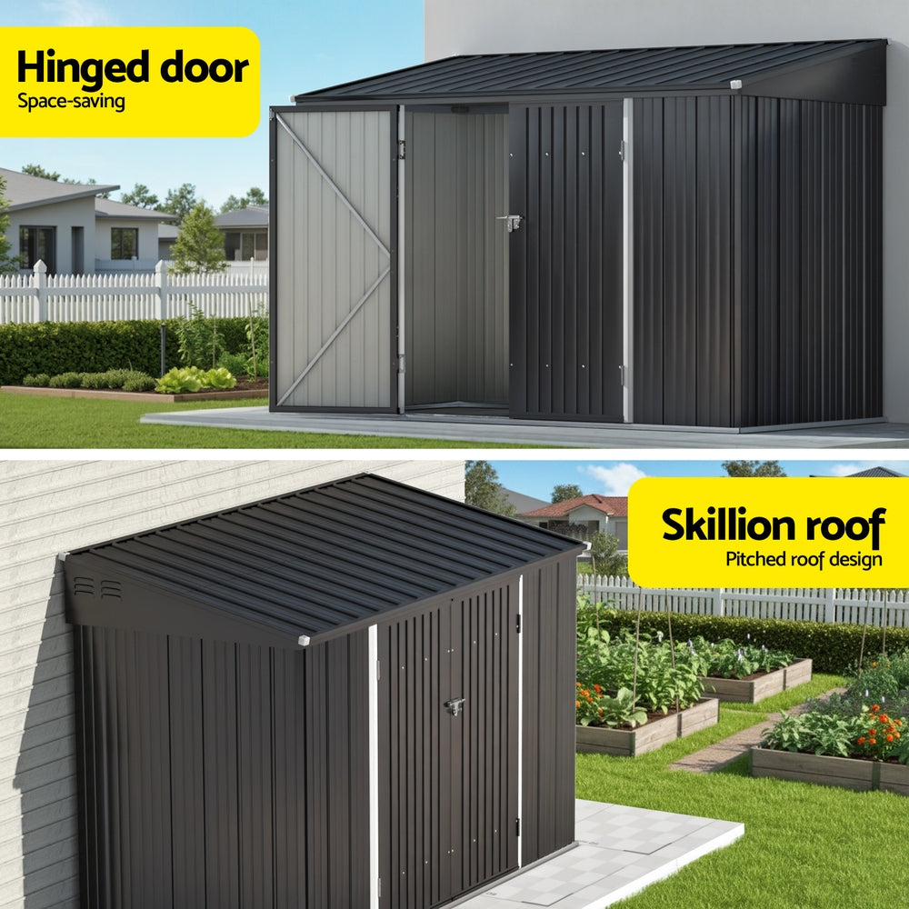 Giantz Garden Shed Galvanised Steel 3.05x1.5M Outdoor Storage Shed Workshop House Shelter 6