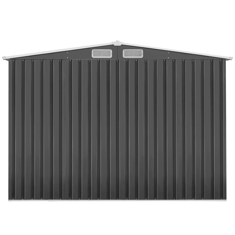 Giantz Garden Shed 2.58x3.14M w/Metal Base Sheds Outdoor Storage Workshop Shelter Sliding Door 3