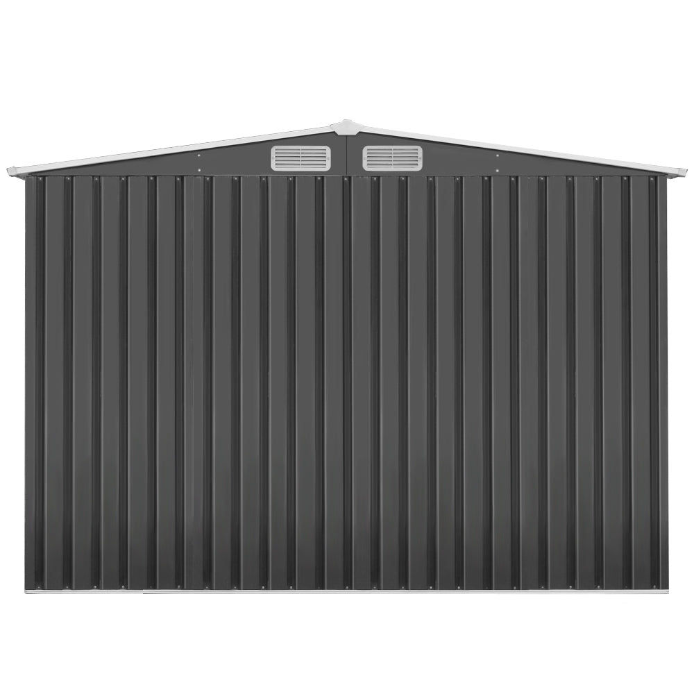 Giantz Garden Shed 2.6x3.9M w/Metal Base Sheds Outdoor Storage Workshop Tool Shelter Sliding Door 3