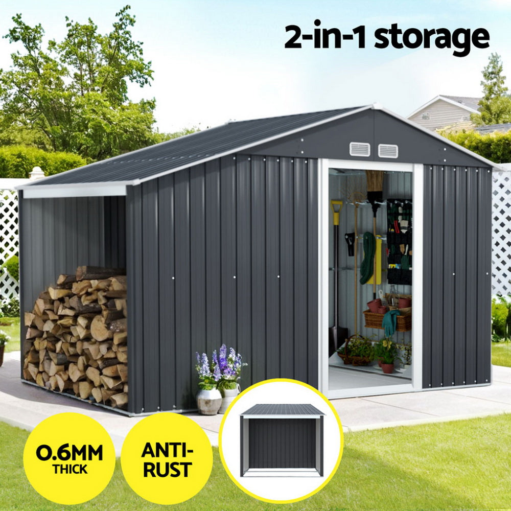 Giantz Garden Shed 3.22x1.96M Outdoor Storage Tool Workshop House Shelter 4