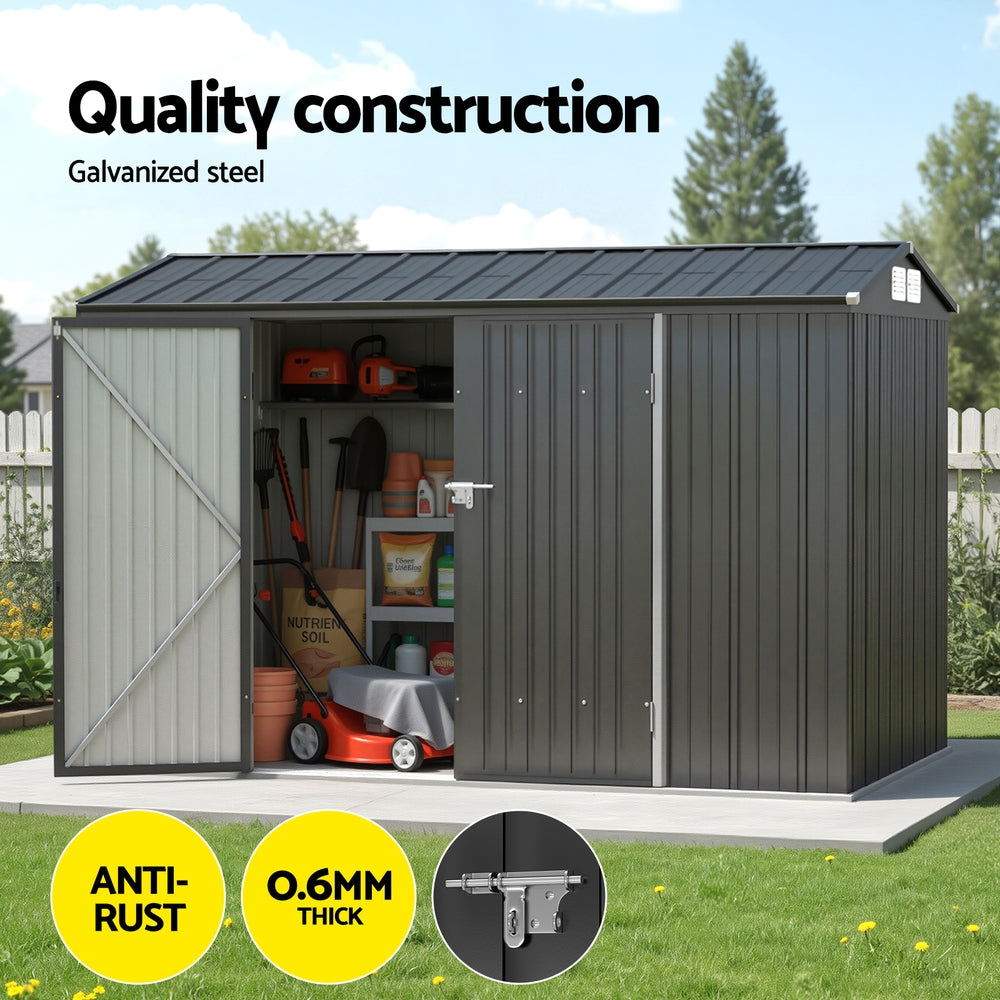 Giantz Garden Shed 3x2.18M Outdoor Storage Sheds Tool Workshop House Shelter 4