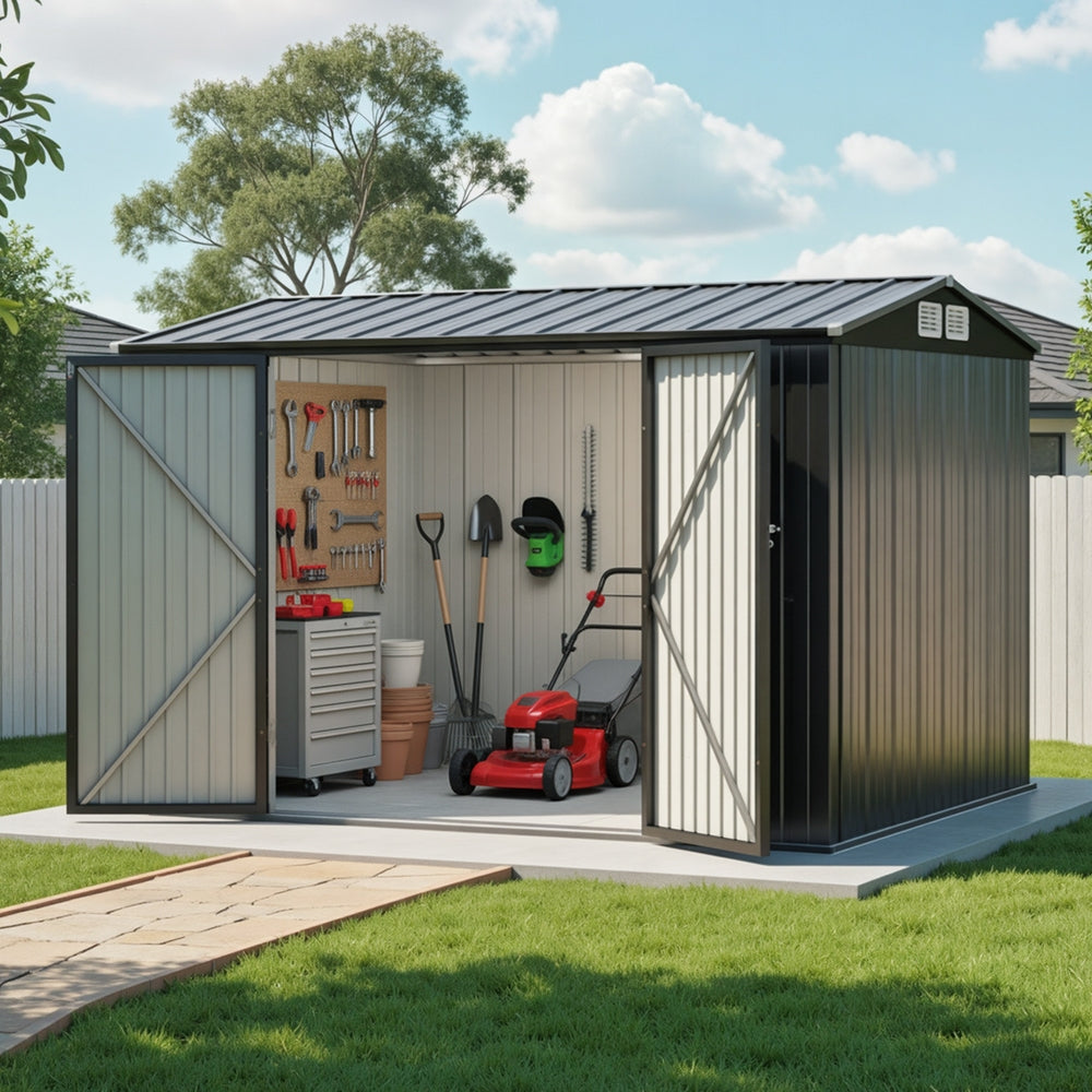 Giantz Garden Shed 3x2.18M Outdoor Storage Sheds Tool Workshop House Shelter 7