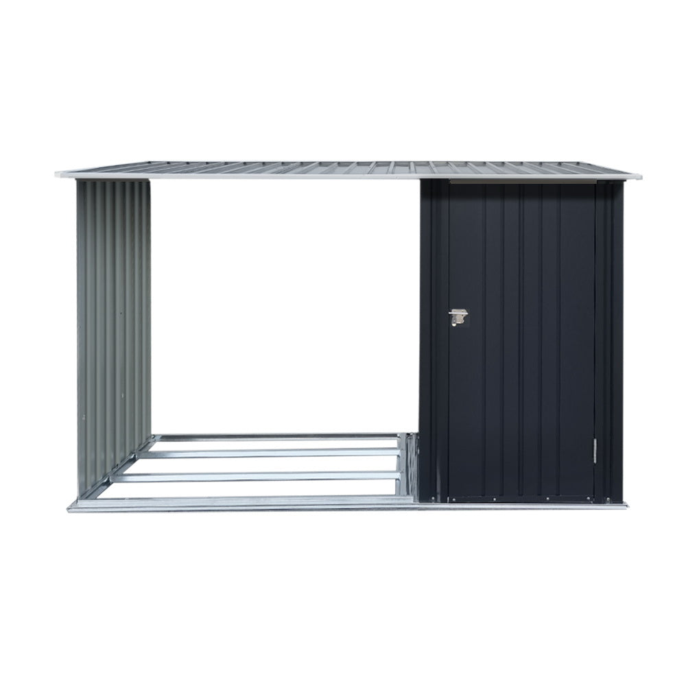 Giantz Garden Shed 2.49x1.04M Sheds Outdoor Tool Storage Workshop House Steel 2 in 1 3