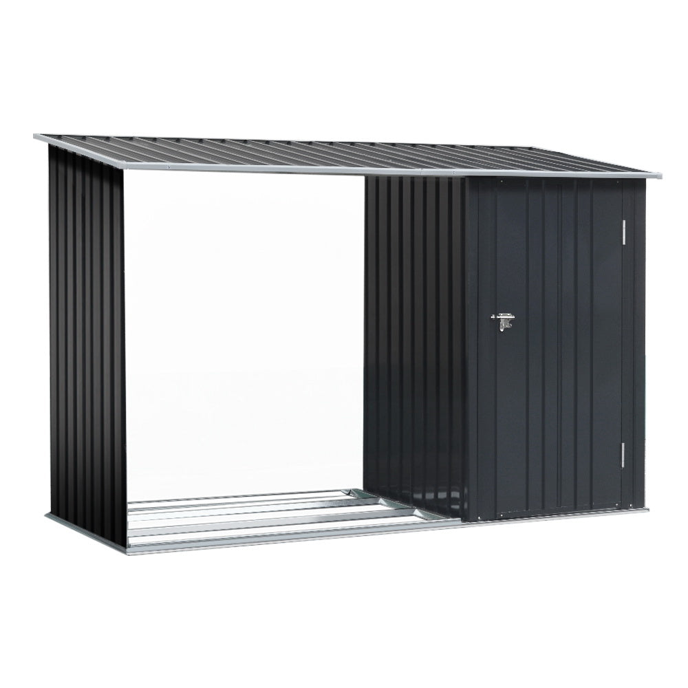 Giantz Garden Shed 2.49x1.04M Sheds Outdoor Tool Storage Workshop House Steel 2 in 1 7