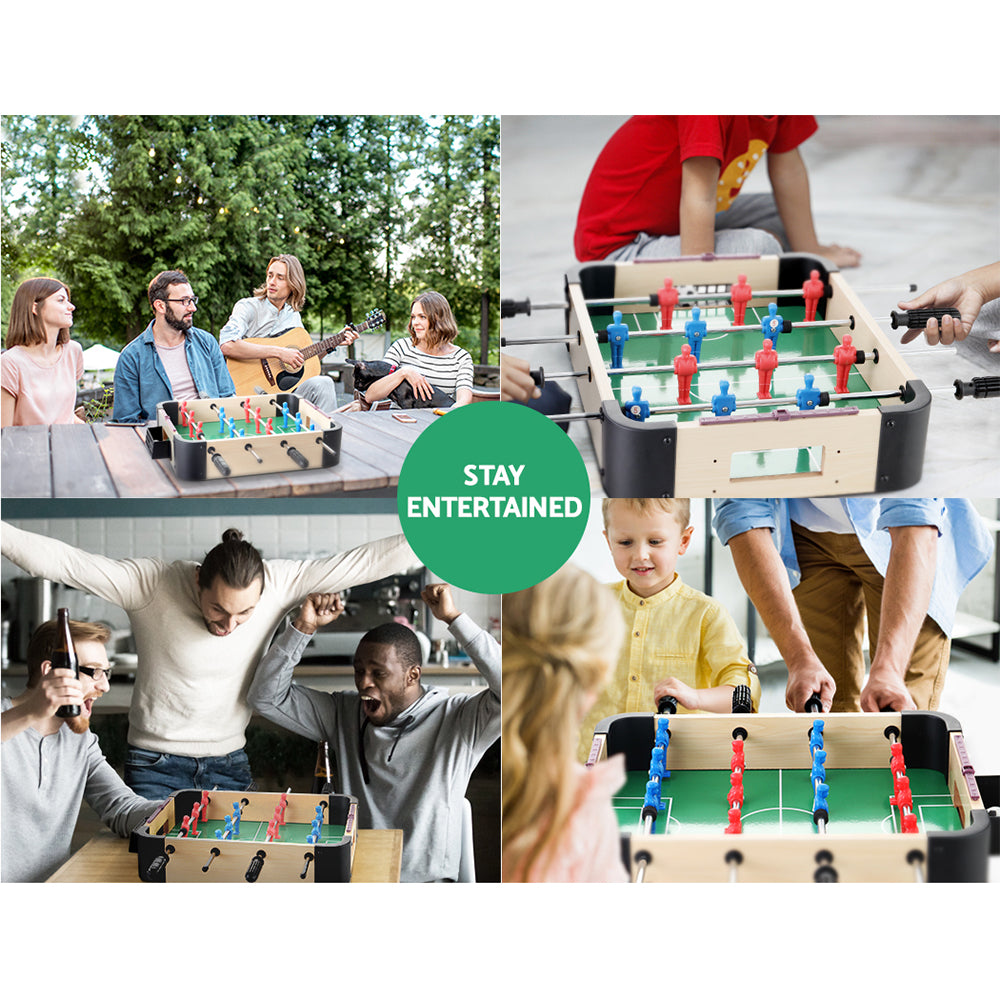 Mini Soccer Table Foosball Football Game Home Family Party Gift Tabletop Kids 4