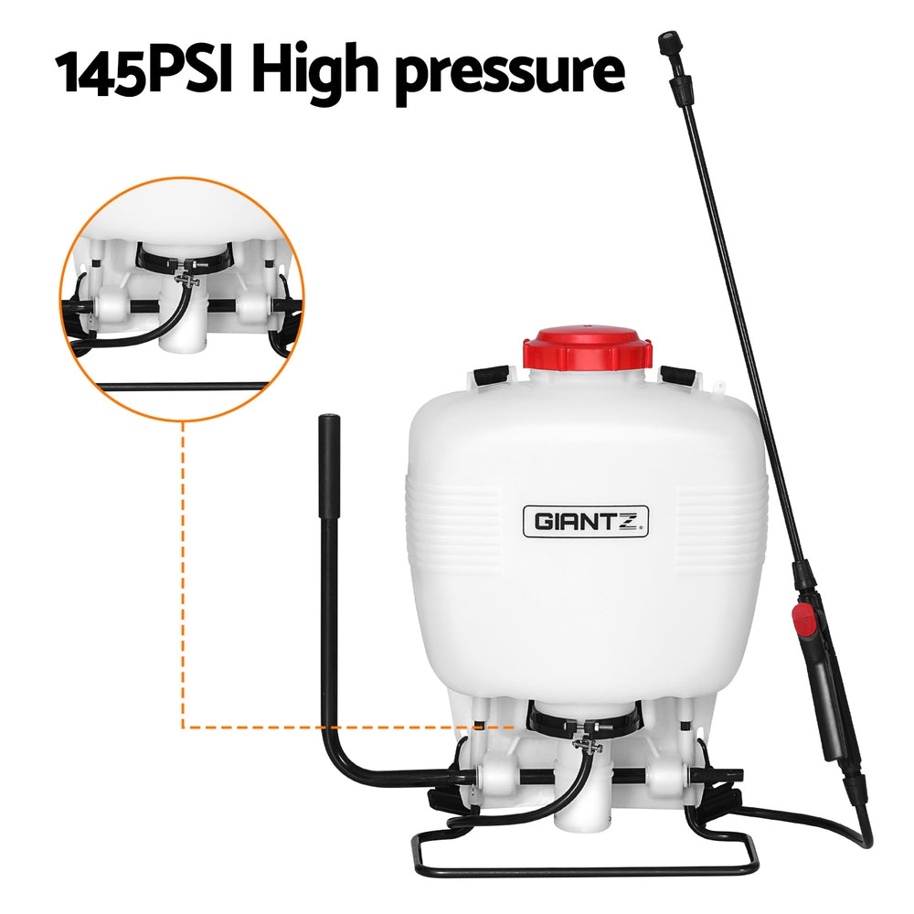 Giantz Weed Sprayer 15L Knapsack Backpack Plastic 6
