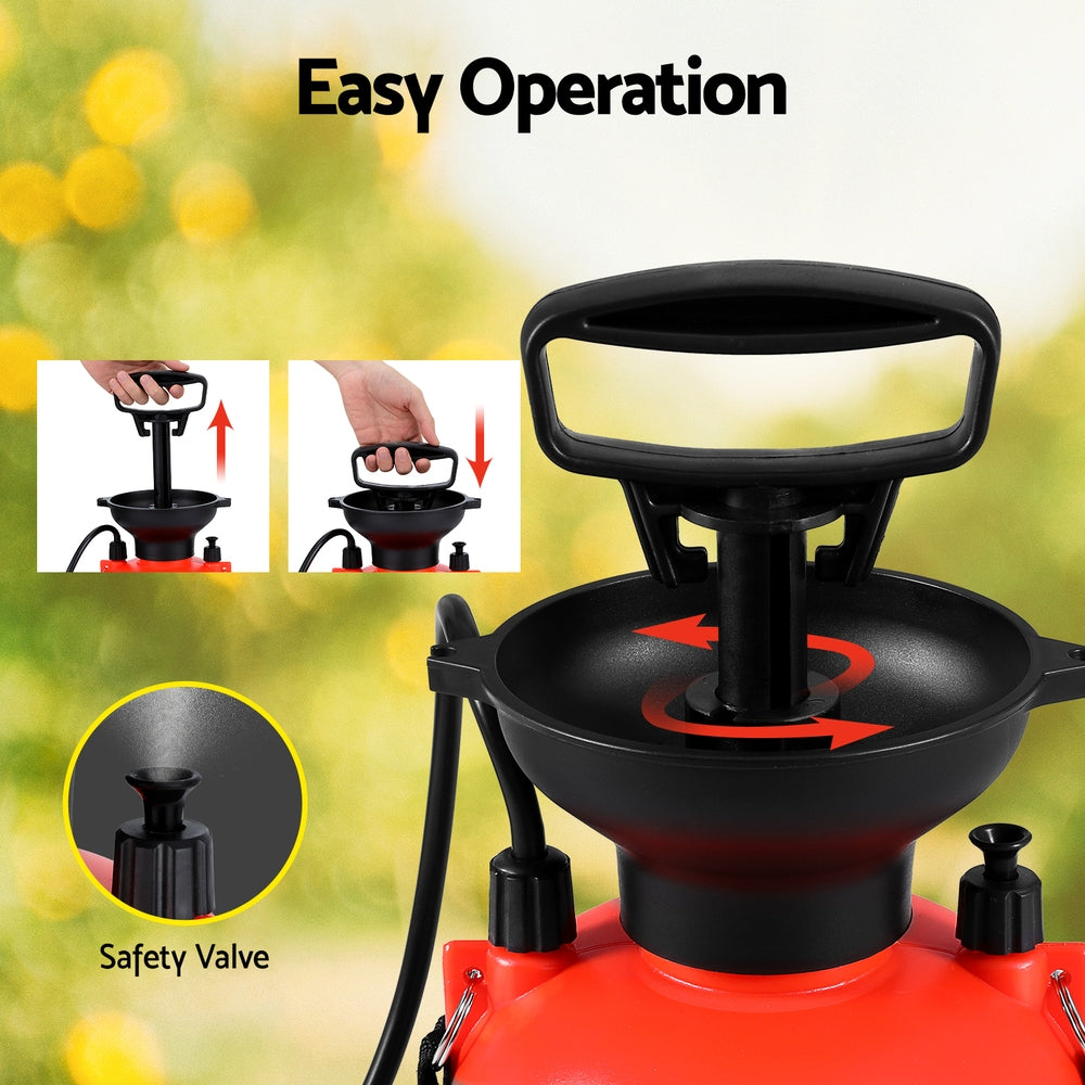 Giantz Weed Sprayer Pressure 7L Shoulder Garden Spray 5