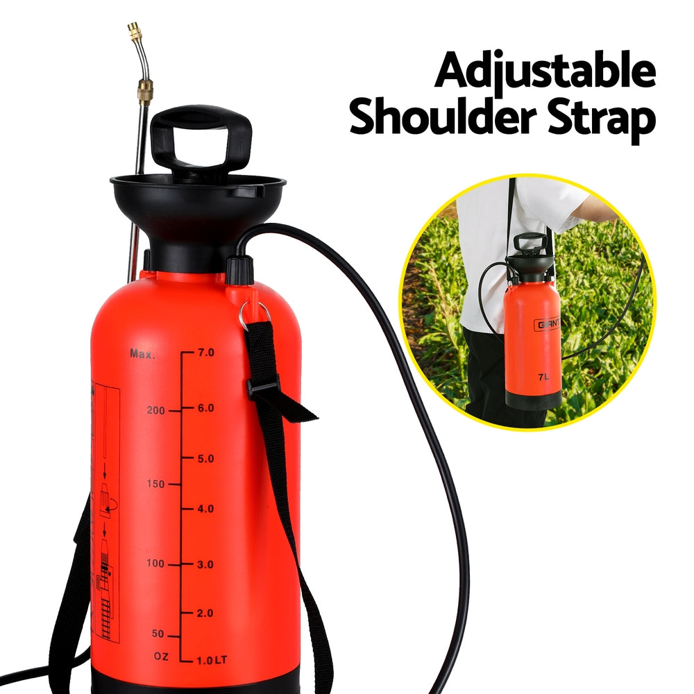 Giantz Weed Sprayer Pressure 7L Shoulder Garden Spray 6