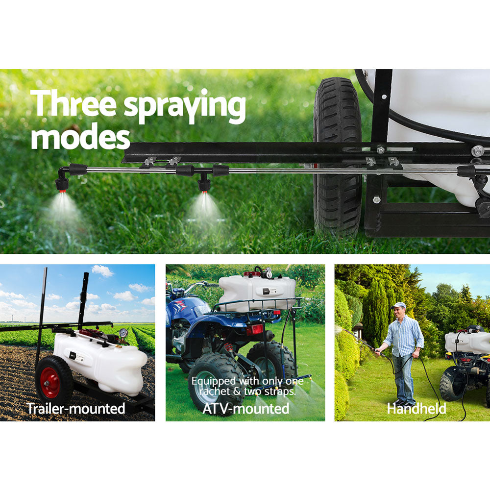 Giantz Weed Sprayer 100L Trailer 1.5M Boom Garden Spray 5