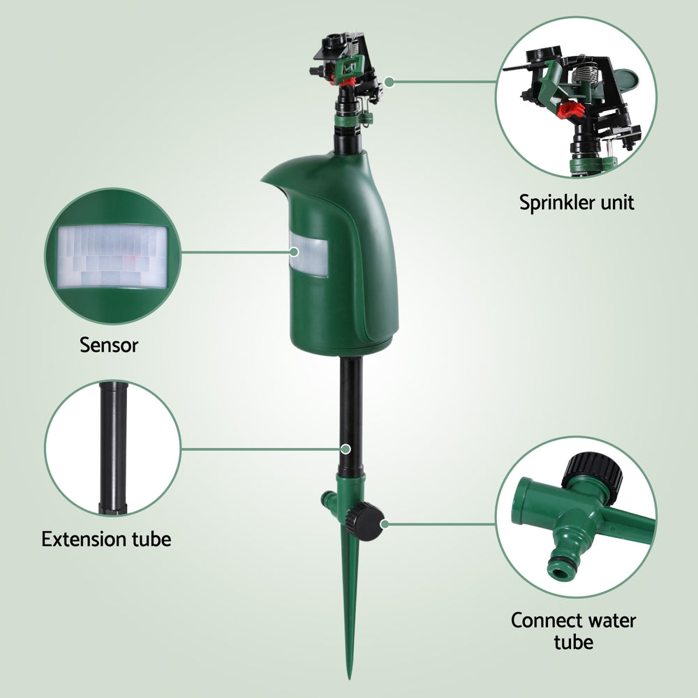 Gardeon Snake Repeller Outdoor Water Sprinkler Animal Deterrent 4