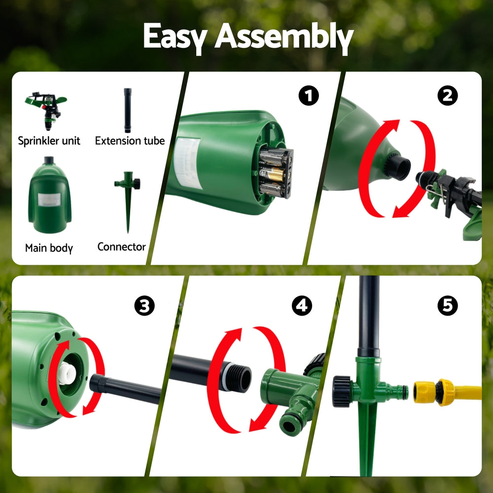 Gardeon Snake Repeller Outdoor Water Sprinkler Animal Deterrent 6