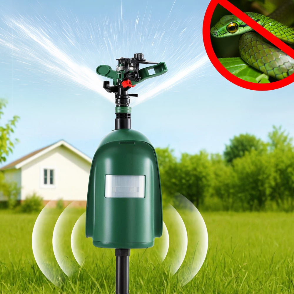 Gardeon Snake Repeller Outdoor Water Sprinkler Animal Deterrent 7