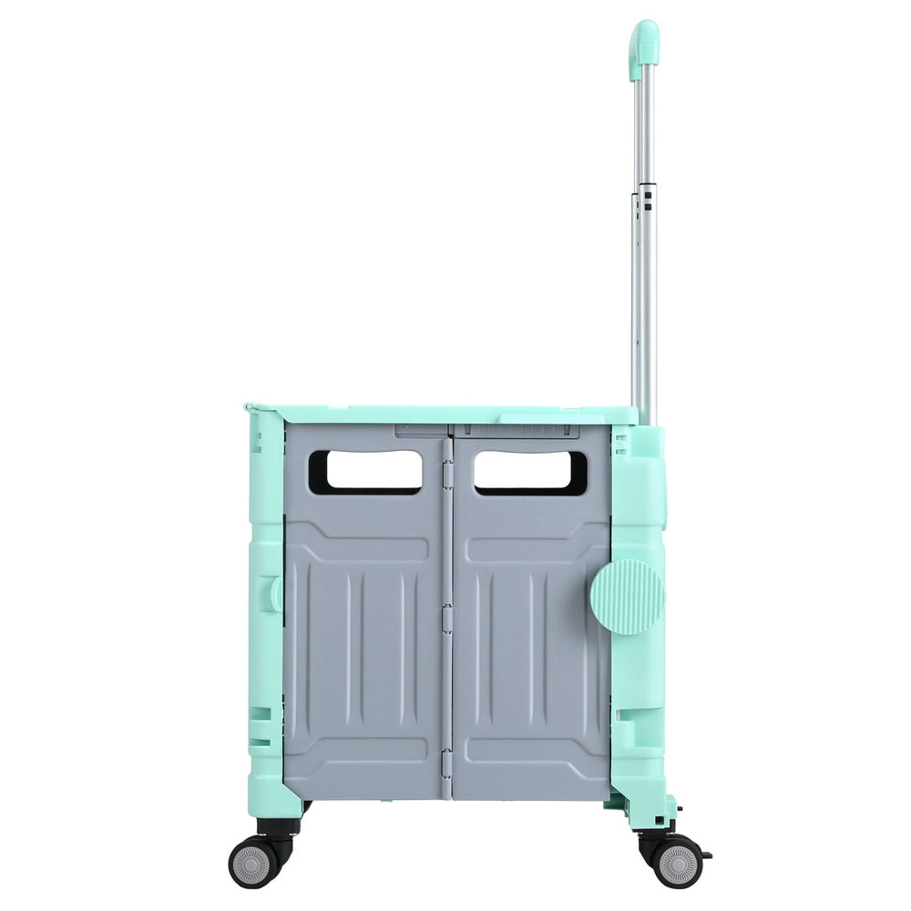 Emajin Shopping Trolley Cart 75L Foldable Green 3