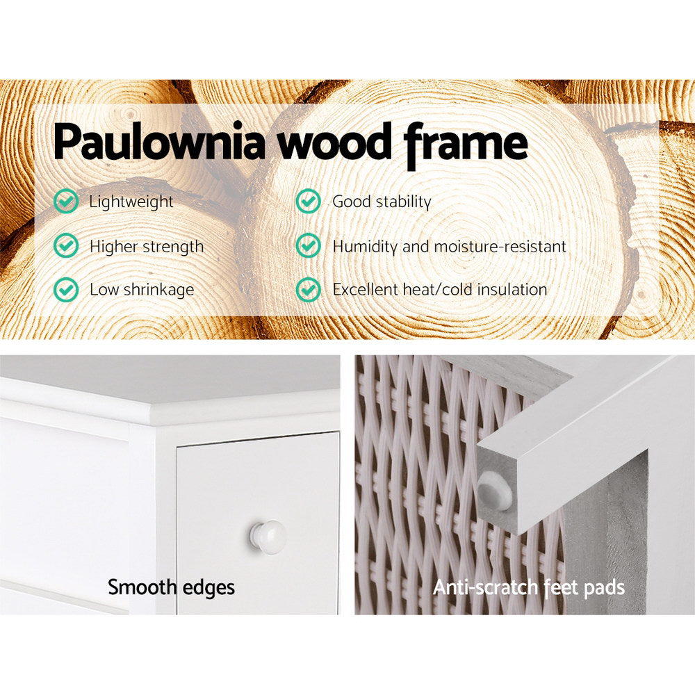 Artiss 5 Chest of Drawers with 5 Baskets - MAY 6