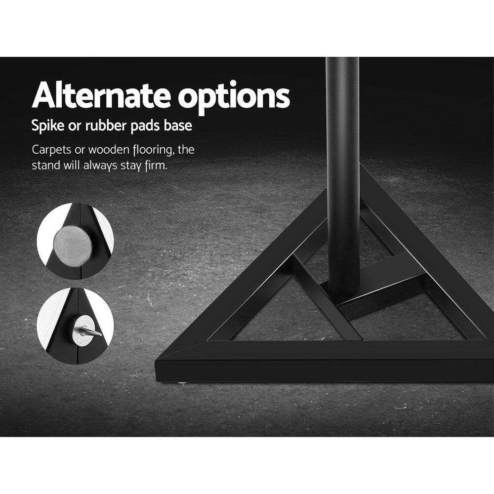 Alpha Speaker Stand 67-120cm Adjustable Height Surround Sound Studio Home 2pcs 5