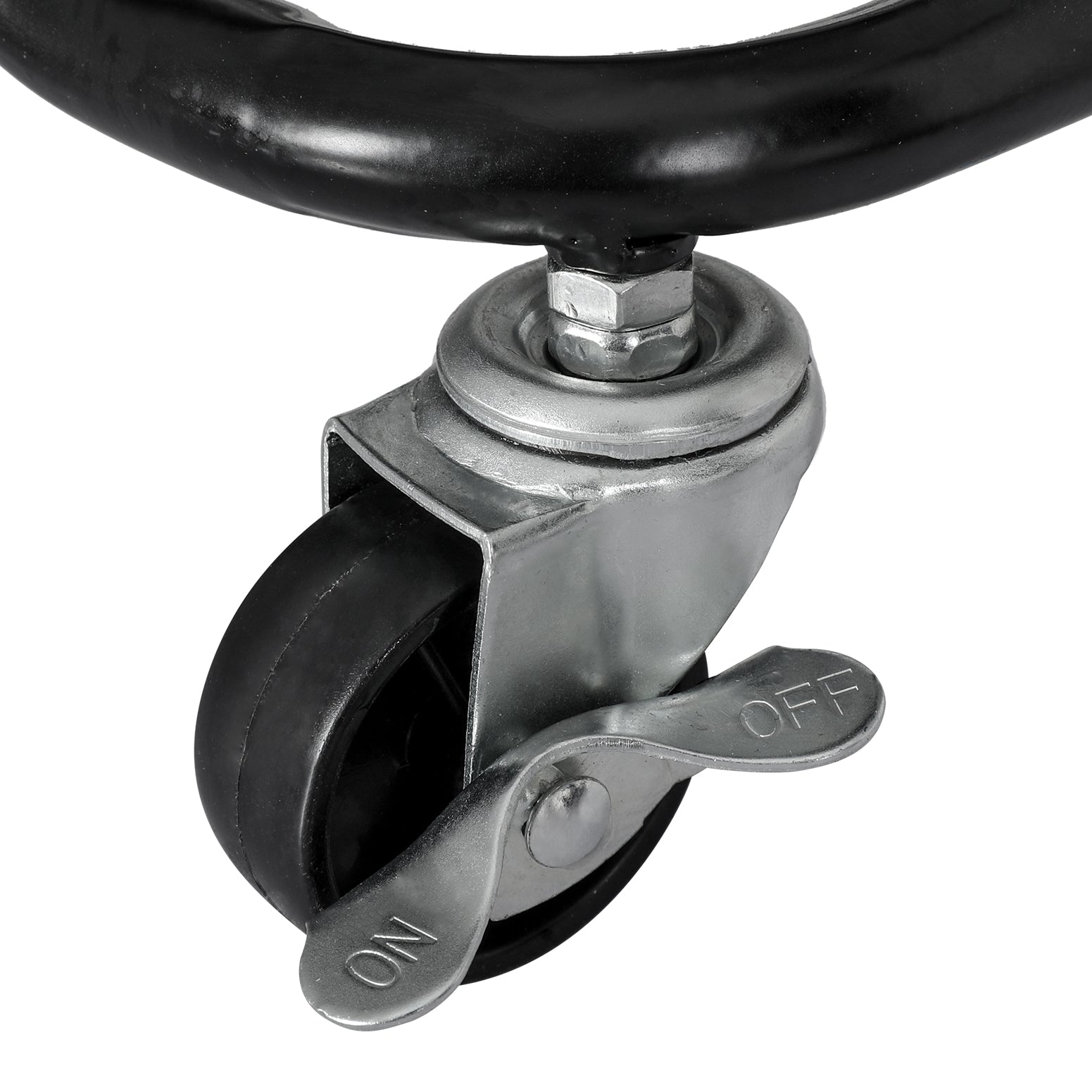 Artiss Storage Trolley Kitchen Cart 3 Tiers Rack Shelf Organiser Wheels Black 4