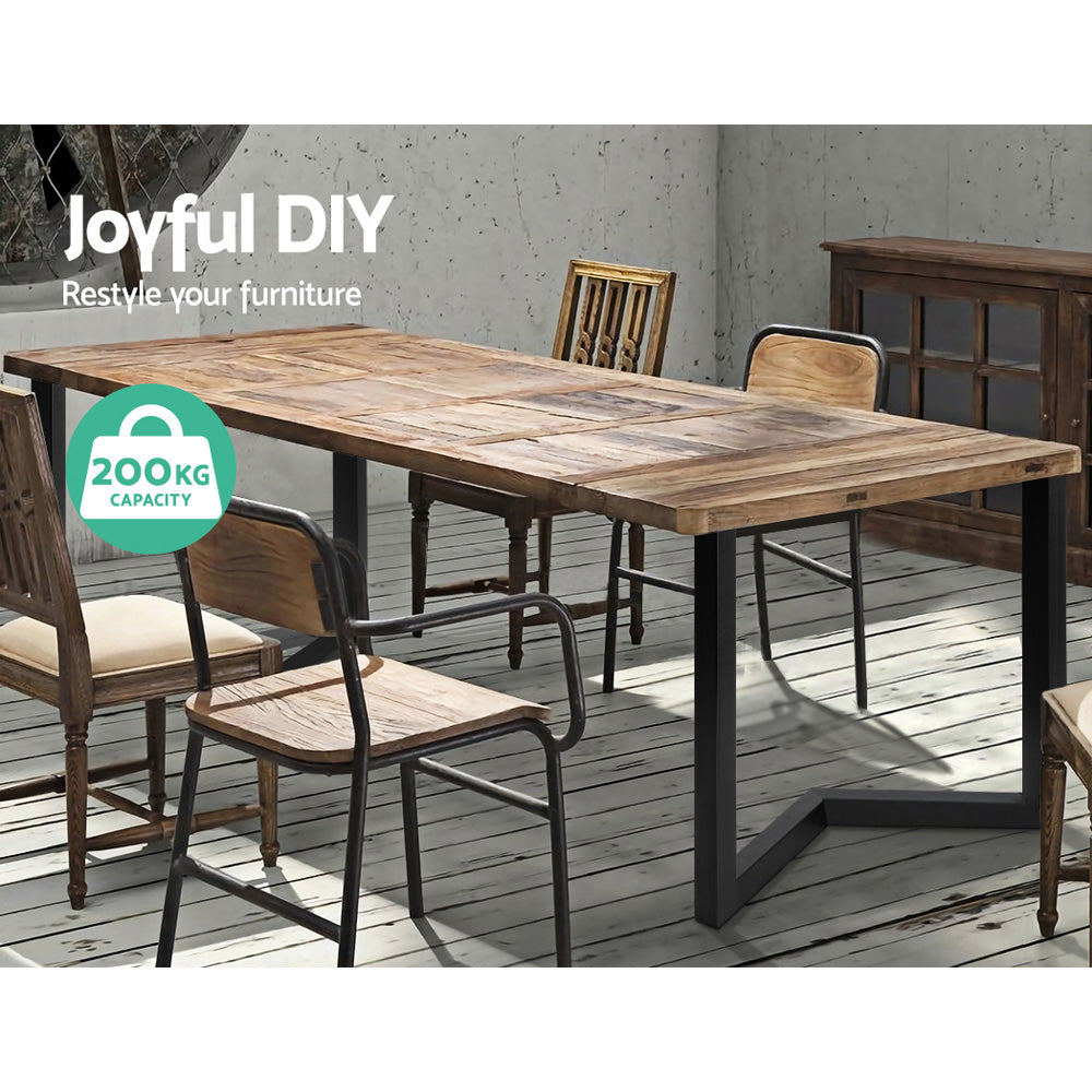 Artiss Metal Table Legs DIY 50X70CM Set of 2 5