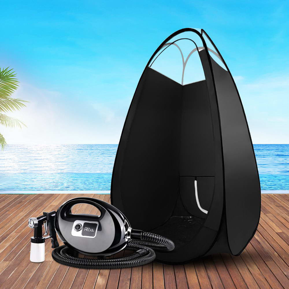 Alba. Spray Tan Machine Spray Gun Spray tent Kit HVLP System Fixed Speed Sunless 7