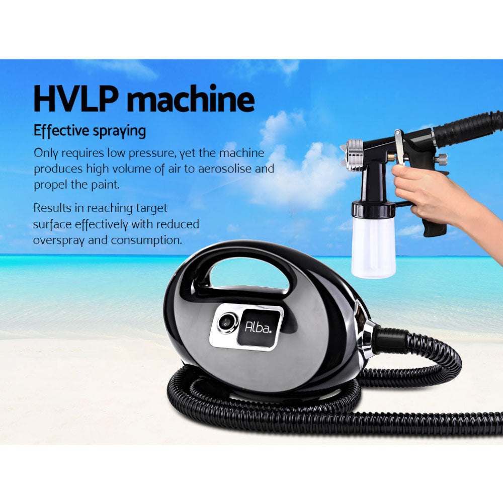 Professional Spray Tan Machine Sunless Tanning Gun Kit HVLP System Black 4