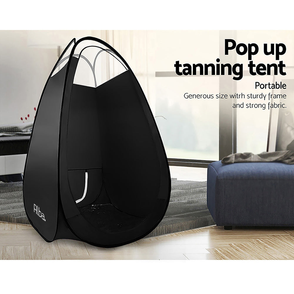 Portable Pop Up Tanning Tent - Black 6
