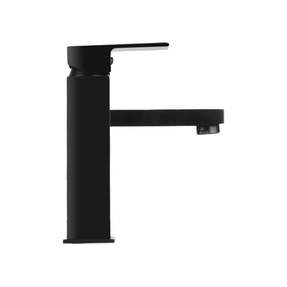 Cefito Bathroom Basin Mixer Tap Square Faucet Vanity Laundry Black 4