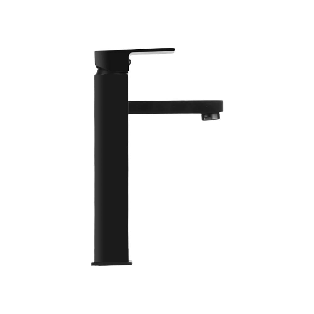 Cefito Bathroom Basin Mixer Tap Square Tall Faucet Vanity Laundry Black 4