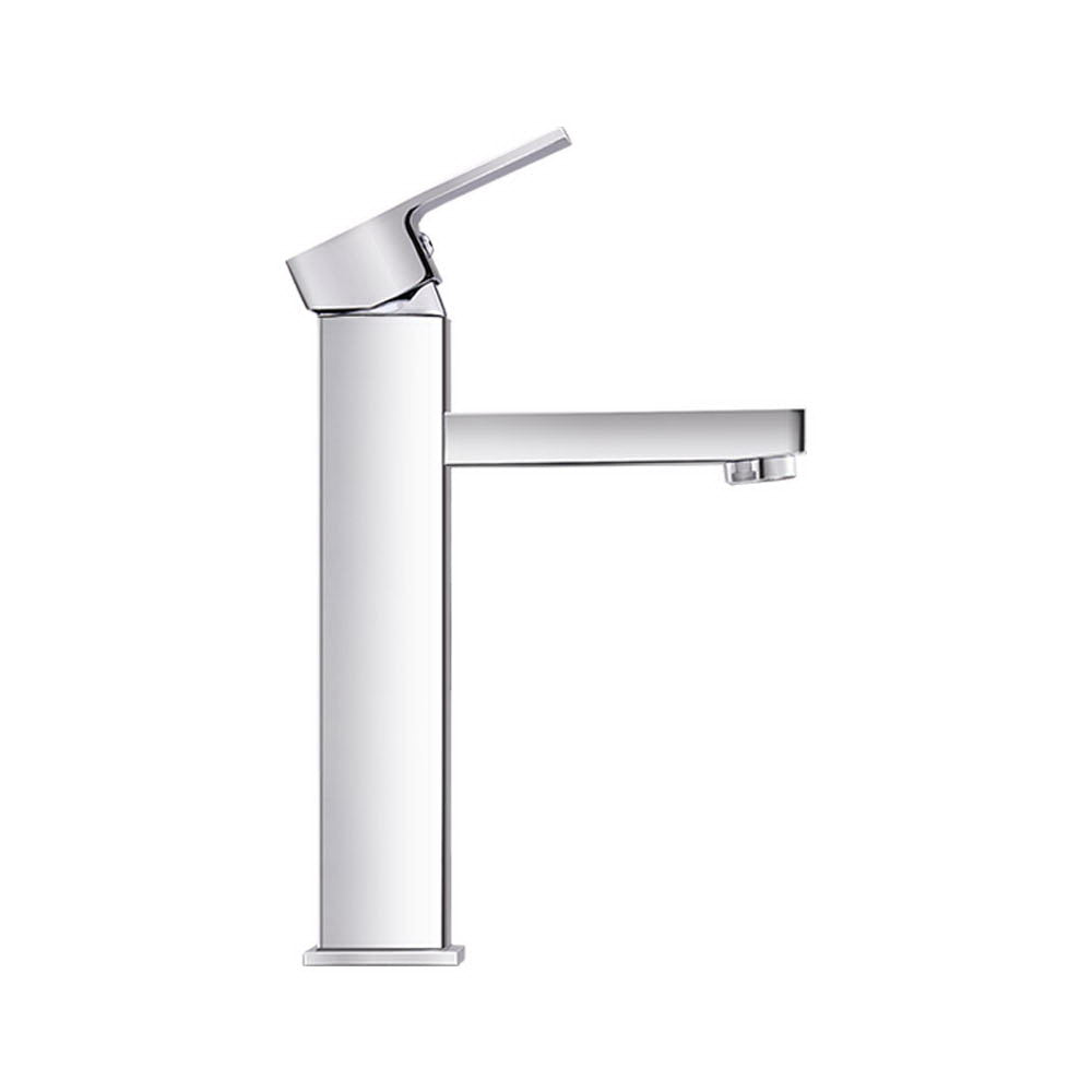 Cefito Bathroom Basin Mixer Tap Square Tall Faucet Vanity Laundry Chrome 4