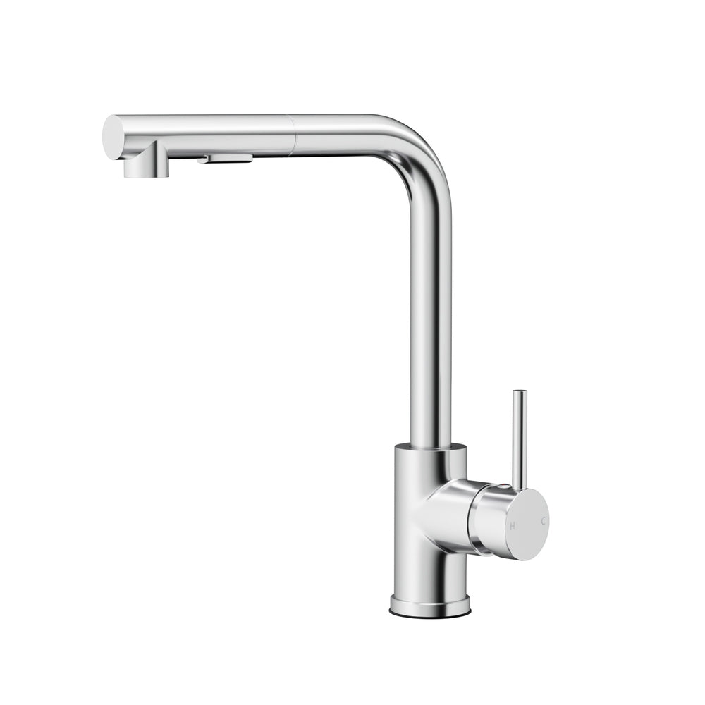 Cefito Kitchen Mixer Tap Pull Out Rectangle 2 Mode Sink Basin Faucet Swivel WELS Chrome