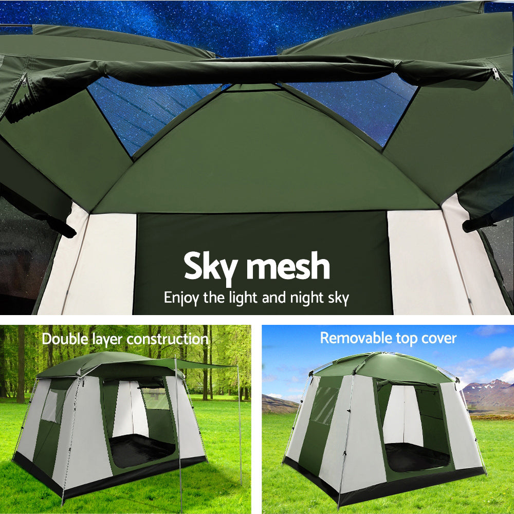 Weisshorn Camping Tent 6 Person Tents Family Hiking Dome 5