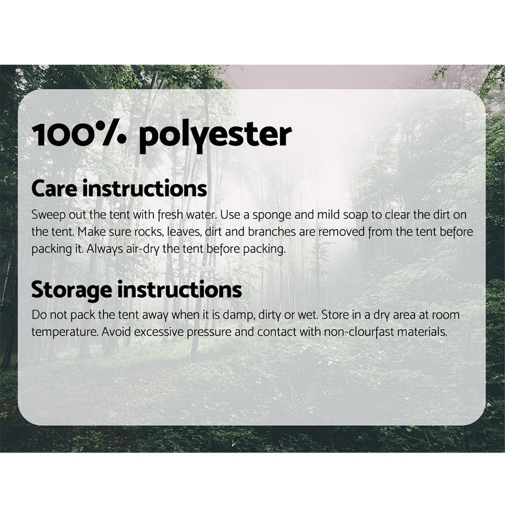 Weisshorn Camping Shower Toilet Tent Outdoor Portable Changing Room Ensuite 6