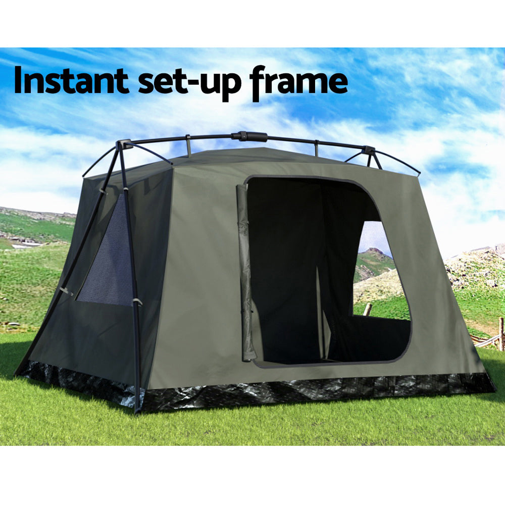 Weisshorn Camping Tent Instant Up 2-3 Person Tents Outdoor Hiking Shelter 5