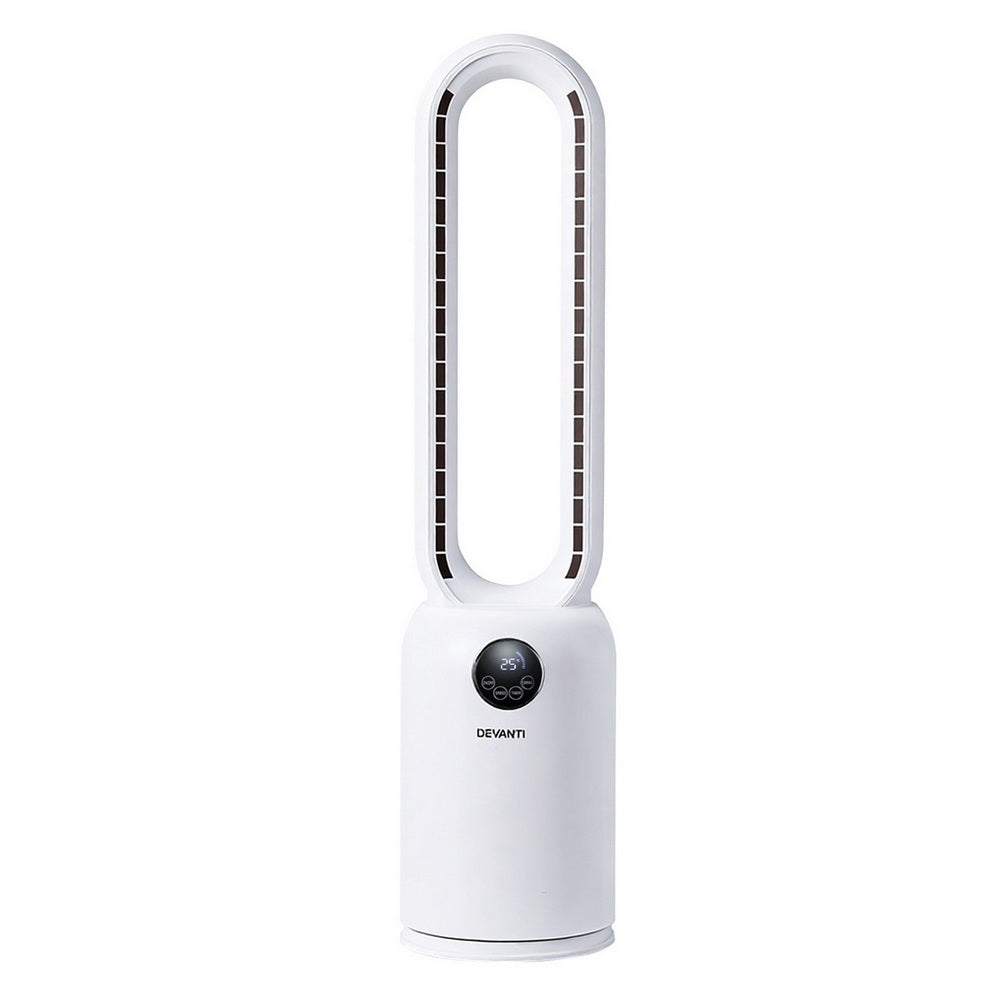 Devanti 2in1 Bladeless Fan Air Purification W/ Remote 88cm 3