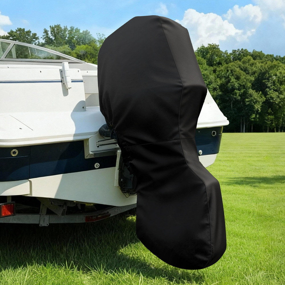 Seamanship Full Outboard Boat Motor Engine Cover Dust Rain Protection 100hp -150hp 600D Black 7