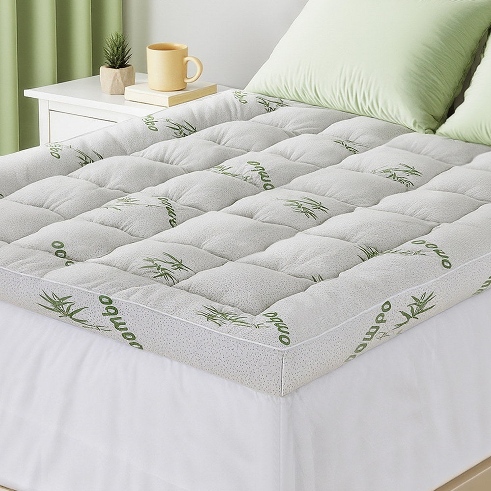 Giselle Mattress Topper 11cm Pillowtop toppers Bamboo Double 7