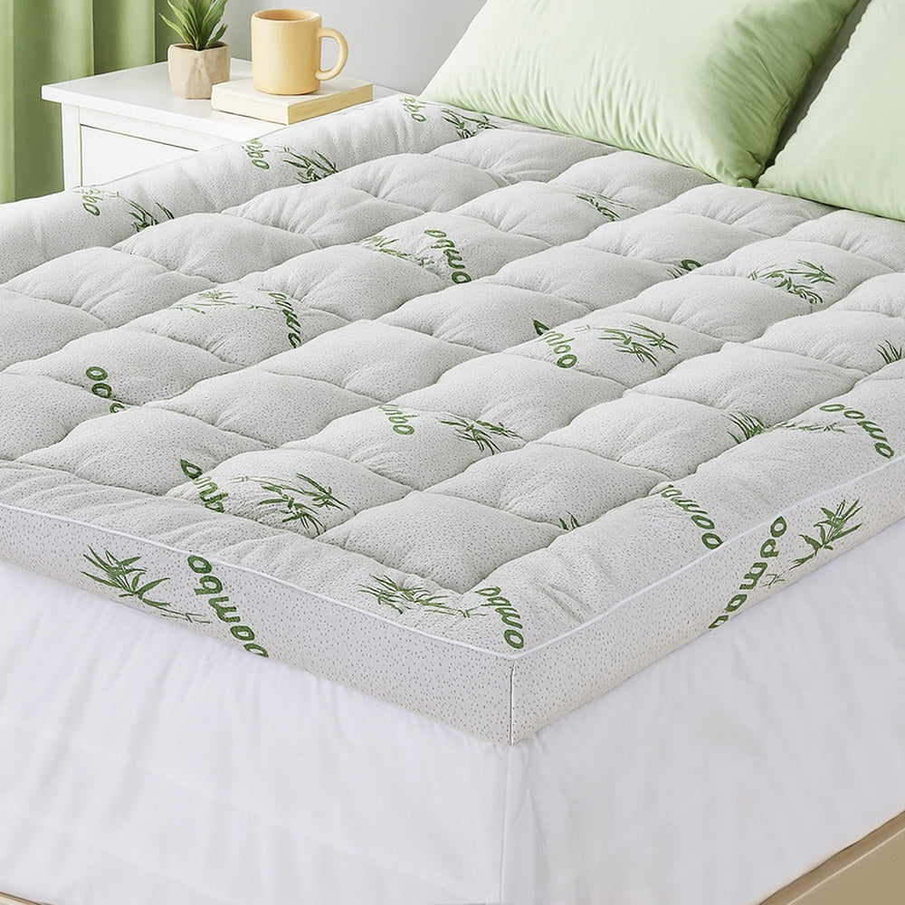 Giselle Mattress Topper 11cm Pillowtop toppers Bamboo Queen 7