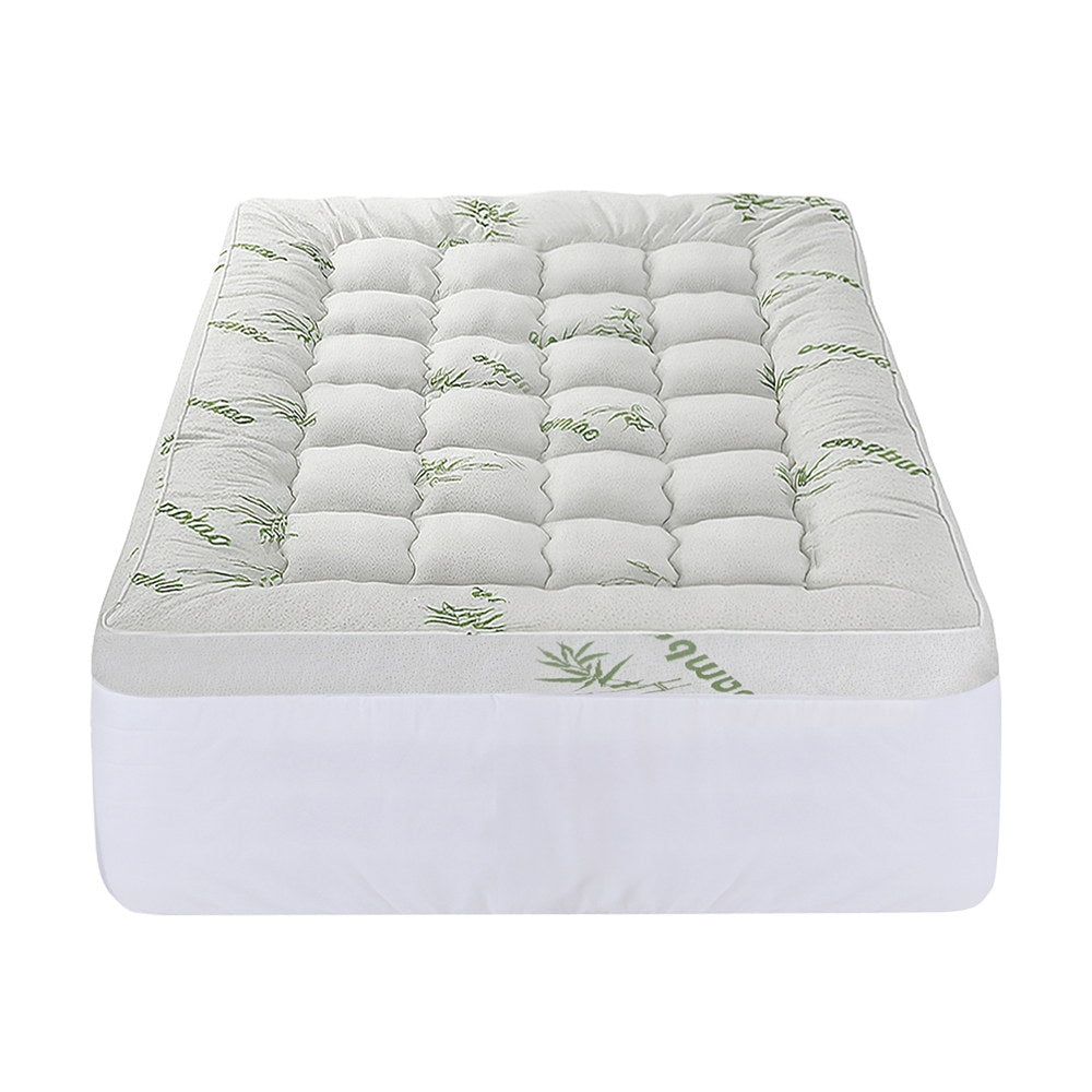 Giselle Mattress Topper 11cm Pillowtop toppers Bamboo Single 3