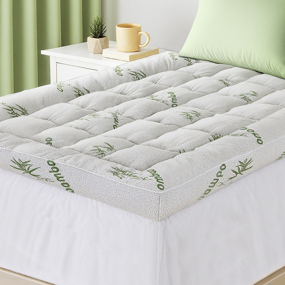Giselle Mattress Topper 11cm Pillowtop toppers Bamboo Single 7