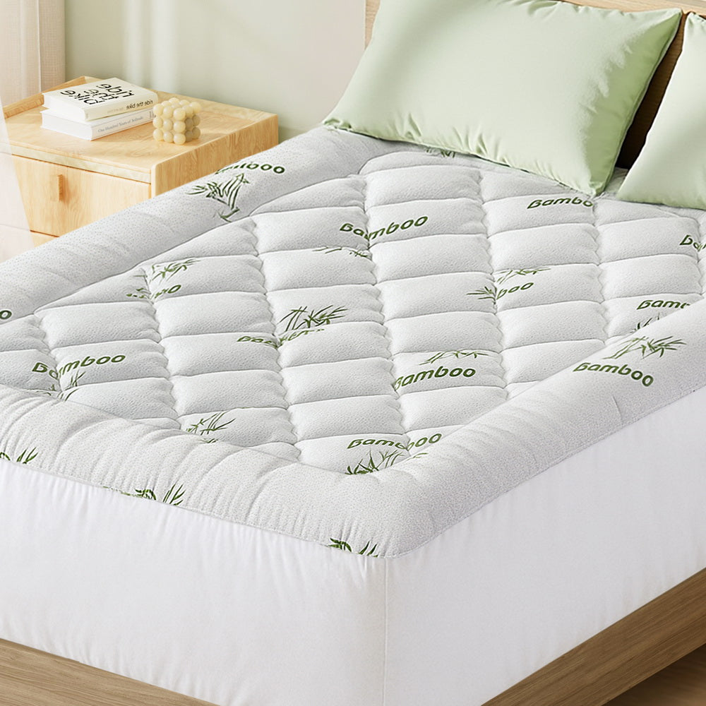 Giselle Mattress Topper 5cm Pillowtop toppers Bamboo Double 7