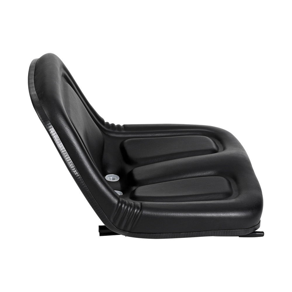 Giantz Tractor Seat Forklift Excavator Universal Backrest Truck Chair PU Leather 3