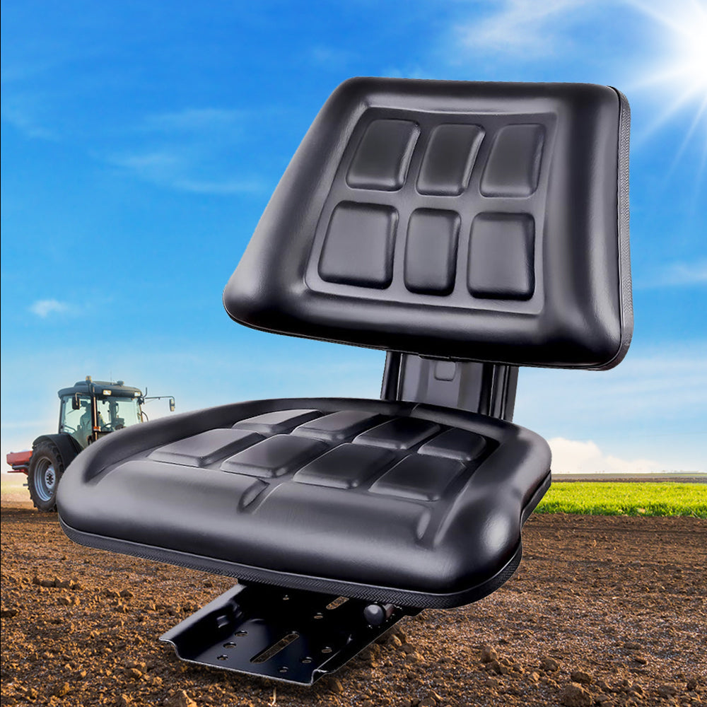 Giantz Tractor Seat Forklift Excavator Truck Universal Replacement PU Chair 7