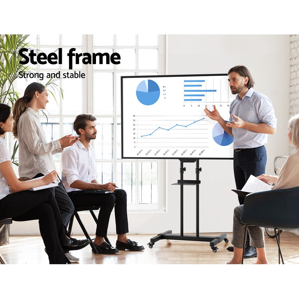 Artiss Mobile TV Stand for 23"-65" TVs Mount Bracket Portable Solid Trolley Cart 6