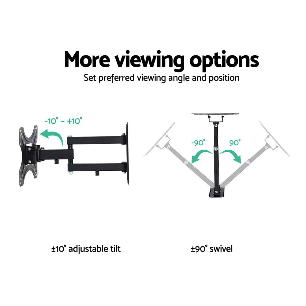 Artiss TV Wall Mount Bracket for 17"-42" LED LCD TVs Full Motion Strong Arms 4