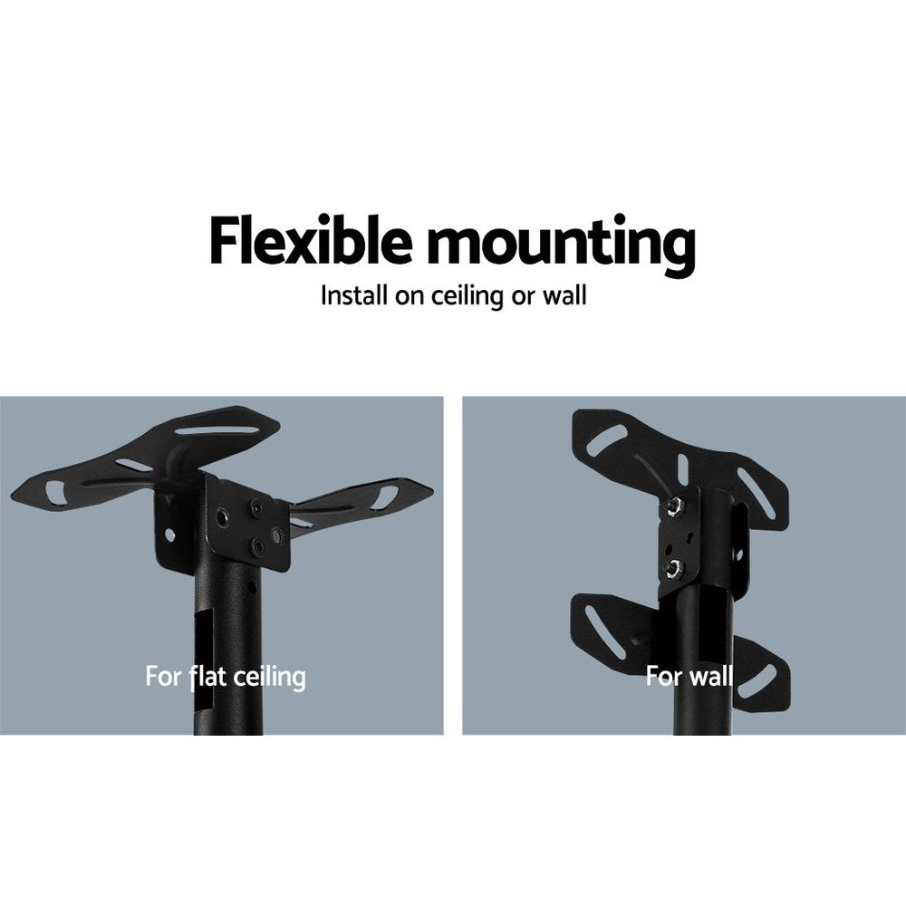 Artiss TV Wall Mount Bracket for 32"-75" LED LCD TVs Full Motion Ceiling Mounted 5