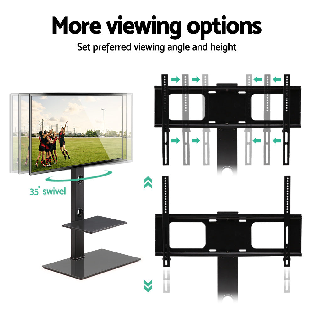 Artiss TV Stand Mount Bracket for 32"-70" LED LCD 2 Tiers Storage Floor Shelf 8